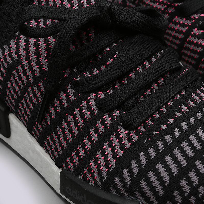 мужские черные кроссовки adidas NMD_R1 STLT PK CQ2386 - цена, описание, фото 3